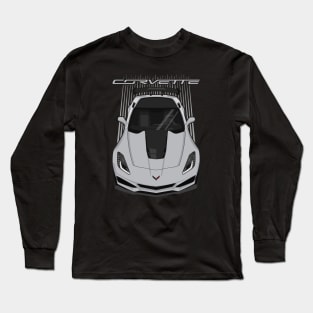 Corvette C7 ZR1 - Silver Long Sleeve T-Shirt